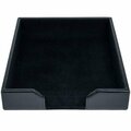 Dacasso Letter Tray, Front Load, 10-1/2inWx13-1/2inLx2inH, Black DACA1401
